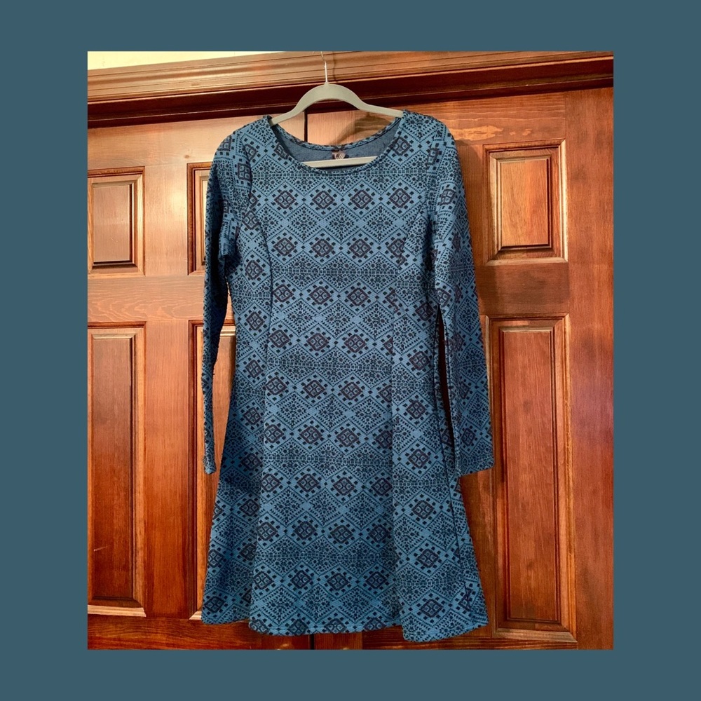 Massini Patterned Skater Dress